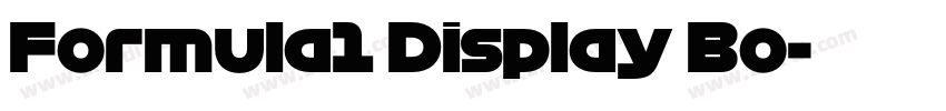 Formula1 Display Bo字体转换 Formula1 Display Bo字体转换